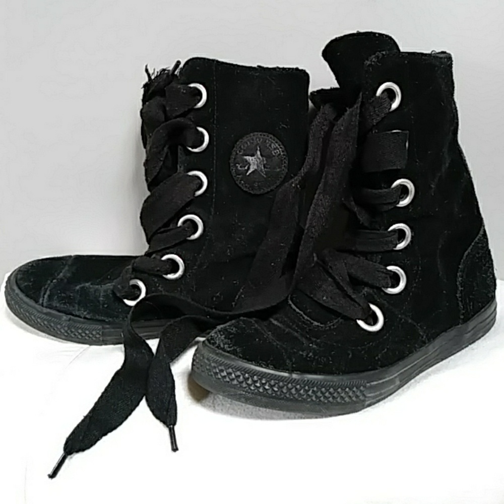 7.5 Converse Leather Midcalf